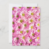 ピンクかわいらしデイジーズマザーズデイブランチ 招待状 (裏面)