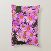 ピンクかわいらしデイジー アクセントクッション (裏面(縦))