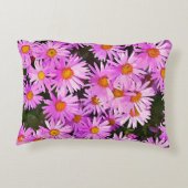 ピンクかわいらしデイジー アクセントクッション (裏面)