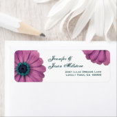 ピンクかわいらしデイジー ラベル (インサイチュ)