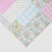 ピンクかわいらしドッグバラフェイクパッチワークティッシュペーパー 薄葉紙 (詳細)