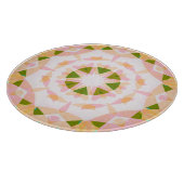 ピンクかわいらしハッピーグリーンサマースタードーパミンデコール カッティングボード (角)