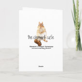 ピンクかわいらしハッピーバースデー牡丹カード カード (裏面)