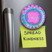 ピンクかわいらしハートカムトレンディーモダンおもしろい マグネット