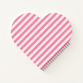 ピンクかわいらしハートノート ノートブック (裏面)