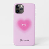 ピンクかわいらしハート美学エンジェルNumber 777 Case-Mate iPhoneケース (裏)