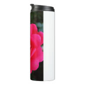 ピンクかわいらしバラ花写真 タンブラー (回転右)