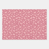 ピンクかわいらしバレリーナ女子の誕生日パーティーで ラッピングペーパーシート (正面2)