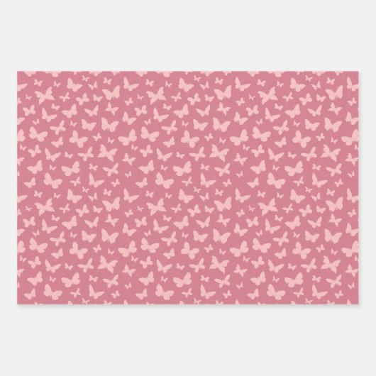 ピンクかわいらしバレリーナ女子の誕生日パーティーで ラッピングペーパーシート (正面2)