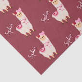 ピンクかわいらしバレンタインデラマ小さな女の子名 薄葉紙 (詳細)