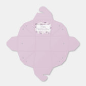 ピンクかわいらしバレンタインデーカスタムのフローラパーティー フェイバーボックス (折り畳みなし)