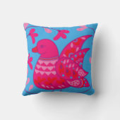 ピンクかわいらしバードミックス&マッチピロー(セレニティ付) クッション (裏面)