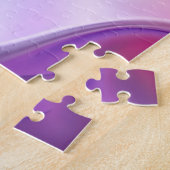 ピンクかわいらしパープルドリーム ジグソーパズル (側面)