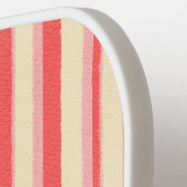 ピンクかわいらしピックボールパドル ピックルボールラケット (左詳細)