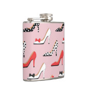ピンクかわいらしファッションヒール フラスク (右)