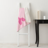 ピンクかわいらしファンタジーマーメイド名前をカスタムする シェルパブランケット (インサイチュ)