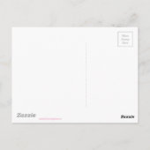 ピンクかわいらしフラミンゴ ポストカード (裏面)