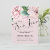 ピンクかわいらしフローラグ葉リーズ結婚予算 (スタンド正面)