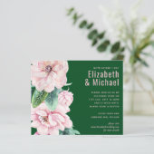 ピンクかわいらしフローラグ葉リーズ結婚予算 (スタンド正面)