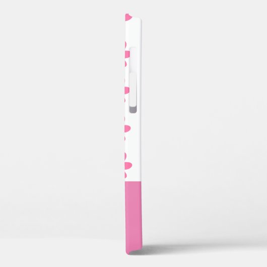 ピンクかわいらしフローラパーソナライズされたCase-Mate iPhone Case-Mate iPhoneケース (裏面 / 左)