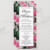 ピンクかわいらしフローラボーホ緑のパターン (正面/裏面)