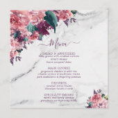 ピンクかわいらしフローラマーブルマザーズの日 メニュー (正面)