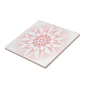 ピンクかわいらしフローラ勾配セラミックタイル タイル (側面)