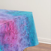 ピンクかわいらしブルーパープルサルティ水彩画 テーブルクロス (インサイチュ)