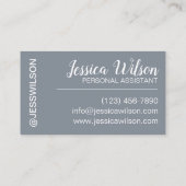 ピンクかわいらしプリンセスパーティーシルバーティアラクラウン 名刺 (裏面)