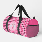 ピンクかわいらしベビーガールカスタムビーおむつバッグ ダッフルバッグ (右コーナー)