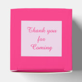 ピンクかわいらしベビーガールストルクカスタムベビーシャワー フェイバーボックス (上部)