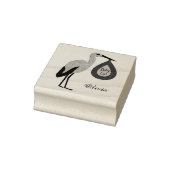 ピンクかわいらしベビーガールストルクカスタム ラバースタンプ (スタンプ)