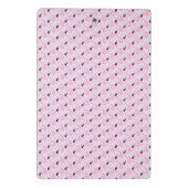 ピンクかわいらしベビーガールストーク ミニクリップボード (裏面)