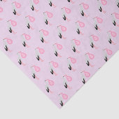 ピンクかわいらしベビーガールストーク 薄葉紙 (詳細)
