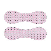 ピンクかわいらしベビーガールストーク 野球ボール (パネル)