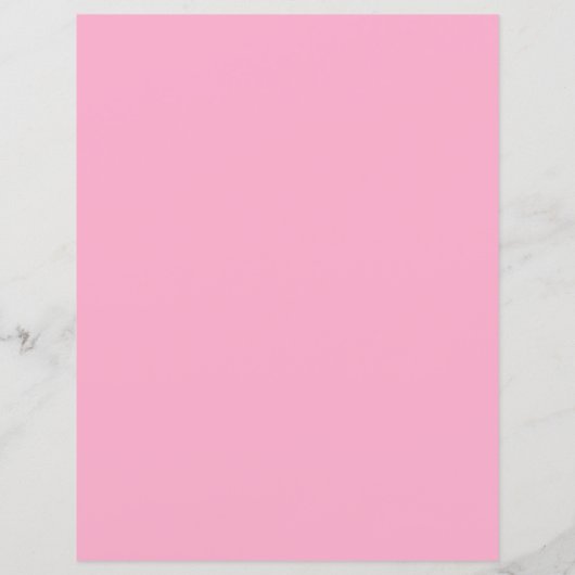 ピンクかわいらしホワイトフローラスクラップブック紙 (裏面)