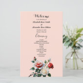 ピンクかわいらしホワイトレッドローゼウディングプログラム (スタンド正面)