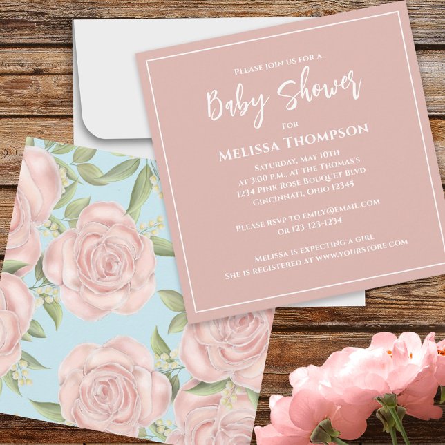 ピンクかわいらしボタニカルベビーガールローズブーケかわいい (クリエイターアップロード済み)