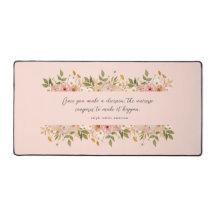 ピンクかわいらしボヘミアフローラパーソナル引用文