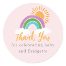 ピンクかわいらしボホレインボーベイビーシャワー特典