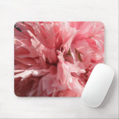 ピンクかわいらしポピーマウスパッド マウスパッド (マウス)
