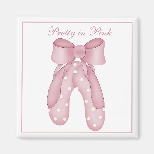 ピンクかわいらしマグネットで マグネット (正面)