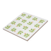 ピンクかわいらしローズブドセラミックタイル タイル (側面)