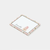 ピンクかわいらしローズマカロン ポストイット (アングル)