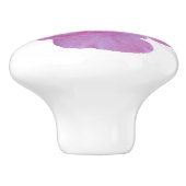 ピンクかわいらしローズ美しい陶芸フローラ素晴らし芸術 セラミックノブ (側面)