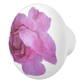 ピンクかわいらしローズ美しい陶芸フローラ素晴らし芸術 セラミックノブ (右)