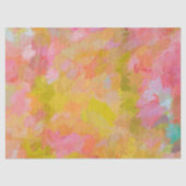 ピンクかわいらし抽象芸術絵を描ズ 薄葉紙 (正面)