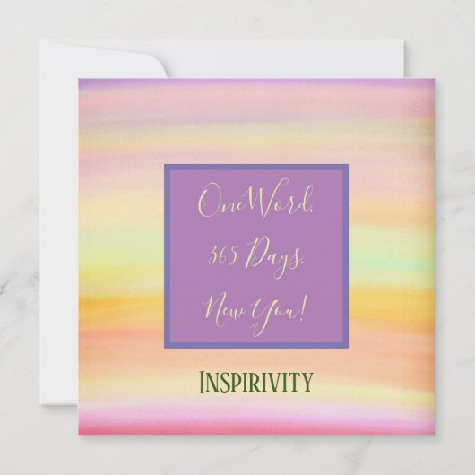 ピンクかわいらし改善フローラ勇気付けられる サンキューカード (裏面)