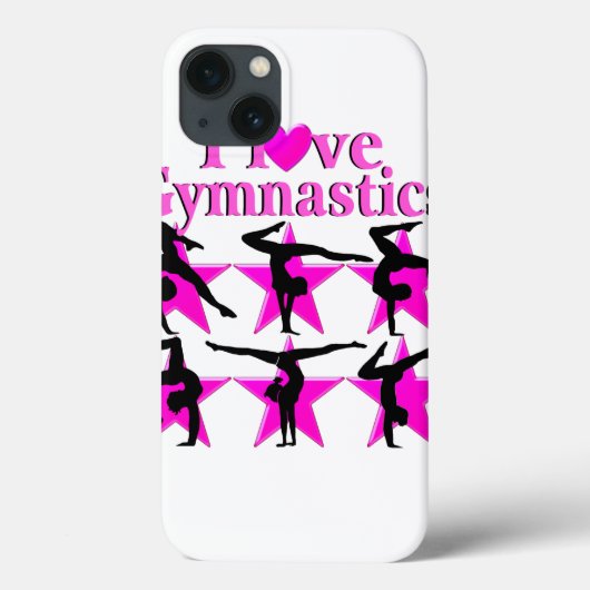 ピンクかわいらし星の体操選手 Case-Mate iPhoneケース (裏面)