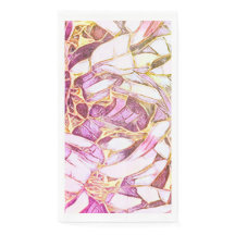 ピンクかわいらし色と金ゴールドフェイク花